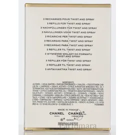 Chanel Coco Mademoiselle Eau de Toilette Nachfüllung 3 x 20 ml