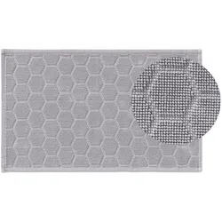 Badematte Jojo Grau 50x80 cm - Badteppich für Badezimmer - benuta Nest