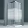 SoGood Doporro Eckeinstieg Duschkabine mit Schiebetür 90 x 75 cm transparent 6mm ESG Glas