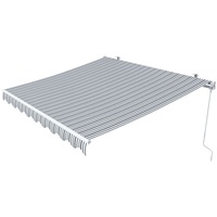 Gelenkarmmarkise Easy 3,5x2,5 m, grau-weiß (Multi) | paramondo