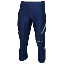 Airtracks Herren Laufhose 3/4 Lang Pro Navy SCHWARZ S