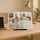 Relaxdays Buchständer Metall 210x180 mm Schwarz 2 St.