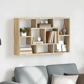 vidaXL Wandregal 85 x 16 x 52,5 cm Braun