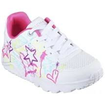 SKECHERS Uno Lite - My Drip Kinder Weiß/Mehrfarbig 35