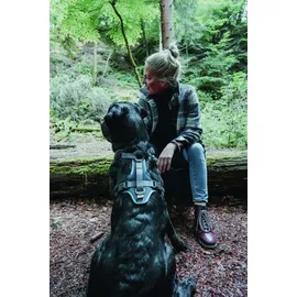 Hunter Maldon Up Hundegeschirr Petrol/Grau S-M