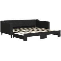 vidaXL Tagesbett 90 x 190 cm Schwarz
