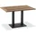 Niehoff Bistro Klapptisch 120 x 81 x 75 cm Anthrazit/Teak geölt