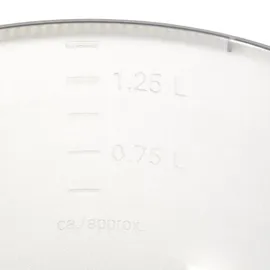 KEEEPER Universalschüssel mit Ausguss, Rund, 1,5 l, - transparent