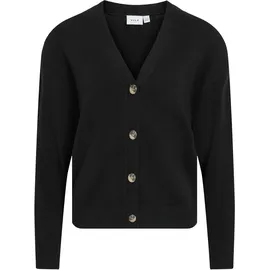 VILA Viril V-Neck Knit Cardigan Schwarz XS