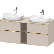 Duravit D-Neo Konsolenwaschtischunterbau wandhängend Taupe Matt 1400x550x664 mm - DE4970B34910000 DE4970B34910000