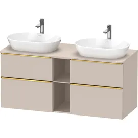 Duravit D-Neo Konsolenwaschtischunterbau wandhängend Taupe Matt 1400x550x664 mm - DE4970B34910000 DE4970B34910000