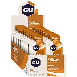 Gu Unisex Energy Gel Salted Caramel Karton (24 x 32g)