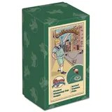 CAYRO – Kreisel – ab 8 Jahren – Box und Stoffbeutel im Retro-Stil – traditionelles Brettspiel für Kinder und Erwachsene – aus Holz – für 1 Spieler