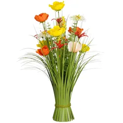 Mica Decorations Blume Bund gelb - h60xd30cm