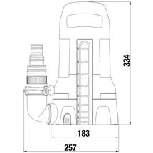 Gardena 11000 Aquasensor Elektro-Klarwassertauchpumpe (9034-20)