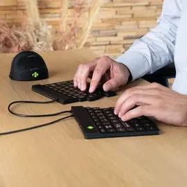 R-Go Tools Split Ergonomische Tastatur US schwarz (RGOSP-USWIBL)