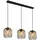 GLOBO Käfig 3-flg. E27 150 cm schwarz gold