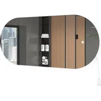 Vicco Badezimmerspiegel 110 x 50 cm, mit LED Beleuchtung,