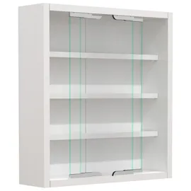 VCM Hängevitrine Agisa S 37 x 10 x 0 cm Weiß