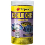 Tropical Cichlid Chips - langsam sinkende, zutatenreiche Futterchips, 1er Pack (1 x 250 ml)