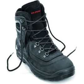 ELTEN FUSION GTX S3 CI, Herren, Leder/Textil, Stahlkappe, robust, Schwarz,