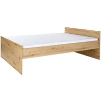 wayfair.de Jugendbett »Alessio« 120 x 200 cm Artisan Oak - Grau