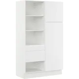 Impuls Küchen Mehrzweckschrank-Set Warschau 120 x 206,2 x 60 cm Weiß