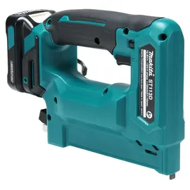 Makita ST113DSMJ Akku-Tacker 10,8 V, 2 Akkus, Klammerbreite 7-10 mm, kurze Bauform, mit LED