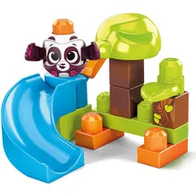 Mega Construx Guck-Guck Panda-Rutsche Regenwald Spielset 14-tlg. GKX68