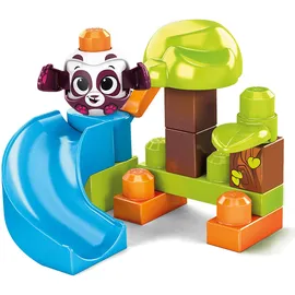 Mega Construx Guck-Guck Panda-Rutsche Regenwald Spielset 14-tlg. GKX68