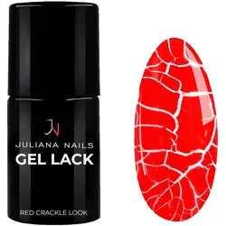 Juliana Nails Gel Lack Red Crackle Look Red Crackle Look 6ml