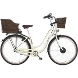 Fischer E-Bike City Cita ER 1804 28 Zoll RH 48cm 3-Gang 418 Wh elfenbein