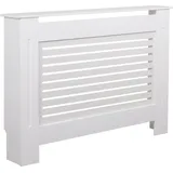 Wohnling WL5.745 Design Heizkörperverkleidung Weiß 112x82x19 cm