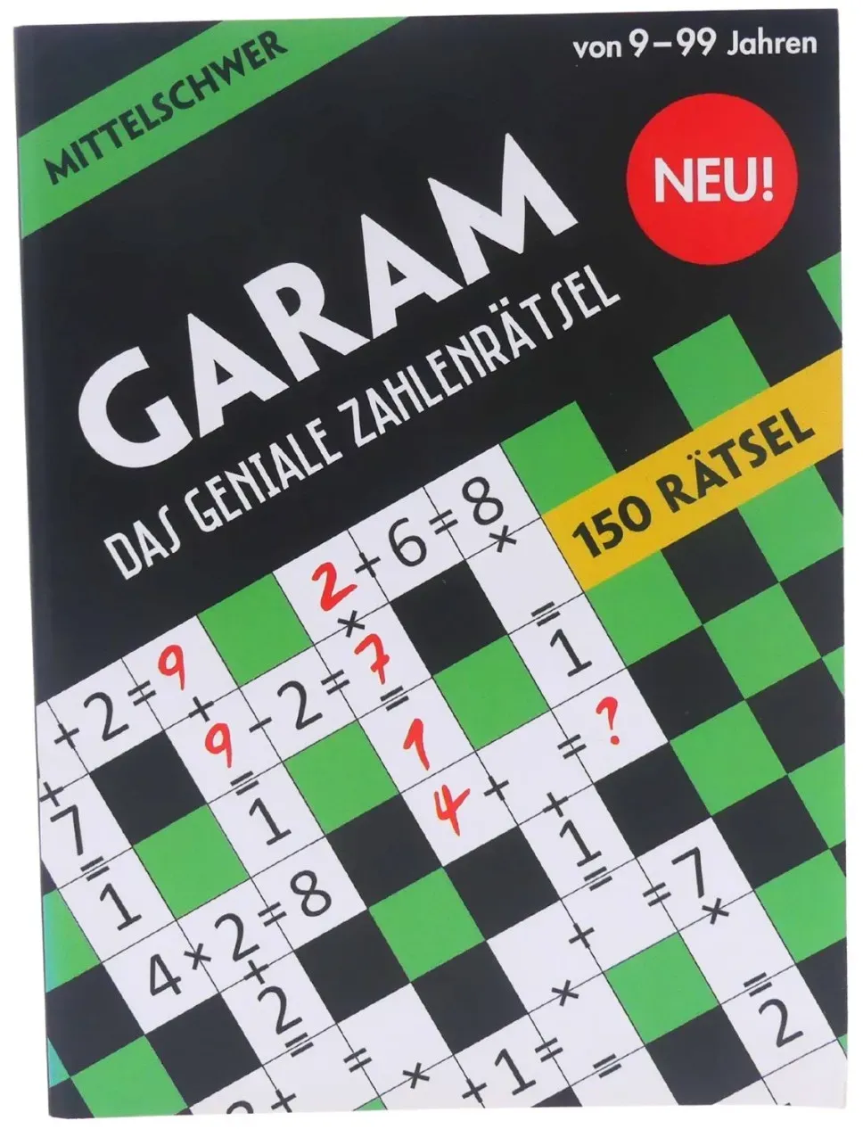 GARAM: Das geniale Zahlenrätsel - mittelschwer Taschenbuch ullmann Spiel Spaß...