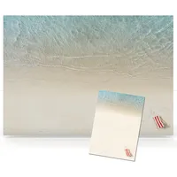 Schreibtischunterlage aus Papier DIN A2 | Design "Traumurlaub" | 25 Blatt | mit extra Kalenderblatt | Abreißblock (mit Schutzleiste und A5-Notizblock)