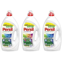 PERSIL Kraft-Gel-Set 3x 100 Waschladungen (300WL) 1x Color & 2x Universal, Flüssigwaschmittel mit Tiefenrein Technologie, für reine Wäsche und hygienische Frische für die Maschine