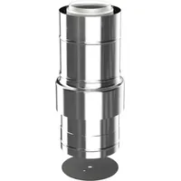 Buderus Zuluftstutzen konzentrisch Ø 110/160 mm Edelstahl