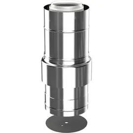 Buderus Zuluftstutzen konzentrisch Ø 110/160 mm Edelstahl