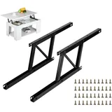 SWAWIS 1 Paar Klapptisch Scharnier Lift Up, Feder Lift Up Möbelscharniere mit Schrauben, Multi Funktion Klapp Lift up Feder Scharniere für Couchtisch Schreibtisch