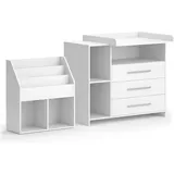 Vicco Komplett-Babyzimmer, Oskar, Wickelkommode