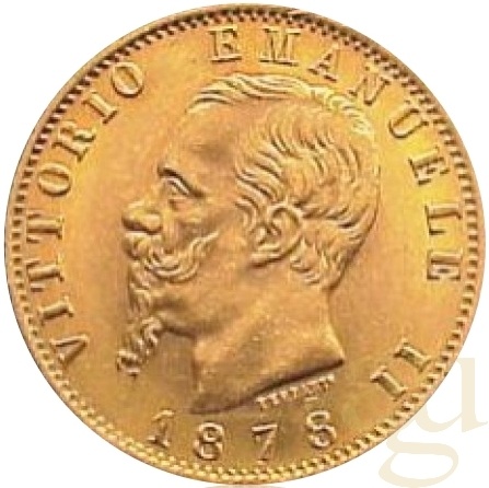 20 Lire Italien Goldmünze Emanuele