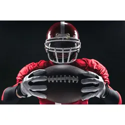 Fototapete PAPERMOON "Football Spieler", bunt, B:3,50m L:2,60m, Vlies, Tapeten