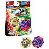 Beyblade Burst QuadDrive Berserk Balderov B7 und Cyclone Belfyre B7 Doppelpack − Battle Kreisel Multi Einheitsgröße