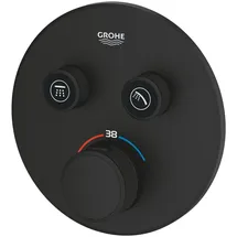 Grohe Grohtherm SmartControl Duschthermostat Unterputz für 2 Verbraucher Messing/Schwarz 29507