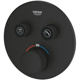 Grohe Grohtherm SmartControl Duschthermostat Unterputz für 2 Verbraucher Messing/Schwarz 29507