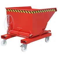 Bauer Südlohn Spänebehälter S3S 600, lackiert, Feuerrot