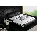 JVmoebel Doppelbett Betten Polster Leder Designer Ehe Modernes Bett Bettgestell Neu 1206),