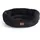 Bedsure Haustierbett – rundes Katzenbett – einfarbig – 51 x 48 x 15 – S – schwarz