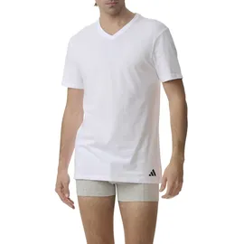 adidas V-Neck Shirt weiß XXL