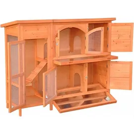 nanook shop Kleintierkäfig XL Jumbo 120 x 80 x 80 cm natur